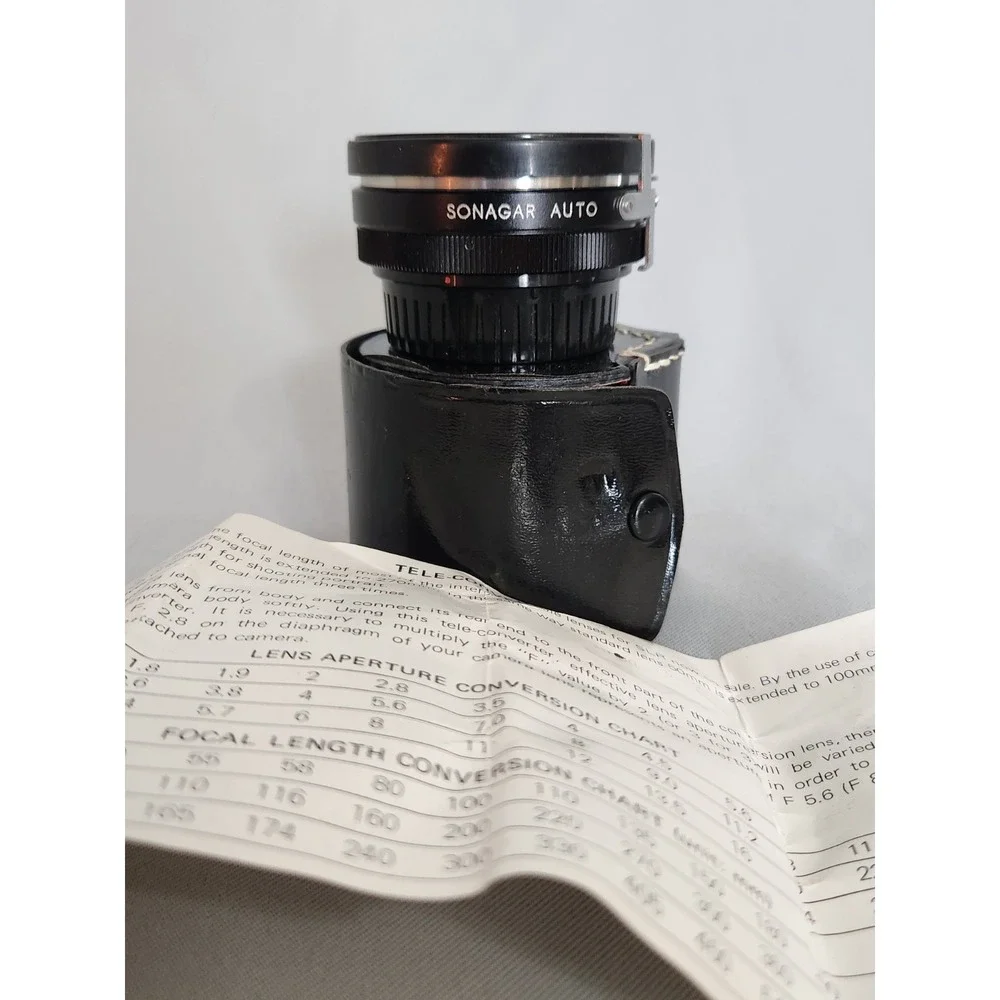 VINTAGE SONAGaR 2X AUTO TELE CONVERTER LENS
